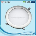 Hot-sale fixture 6inch white and stainless surface 12w led downlight factory wholesale price